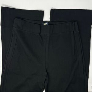 Maeve Anthropologie Pull On Flare Ponte Pants Black High Rise Women's SizeMedium